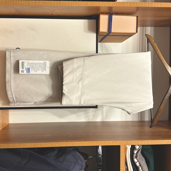 Lululemon Flared Cream High Waist Pants - Picture 1 of 4